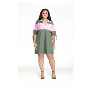Free Assembly Polo Mini Dress